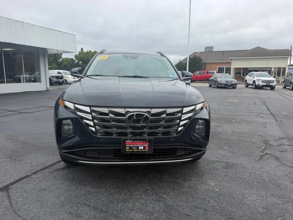 Used 2022 Blue Hyundai Limited image 2