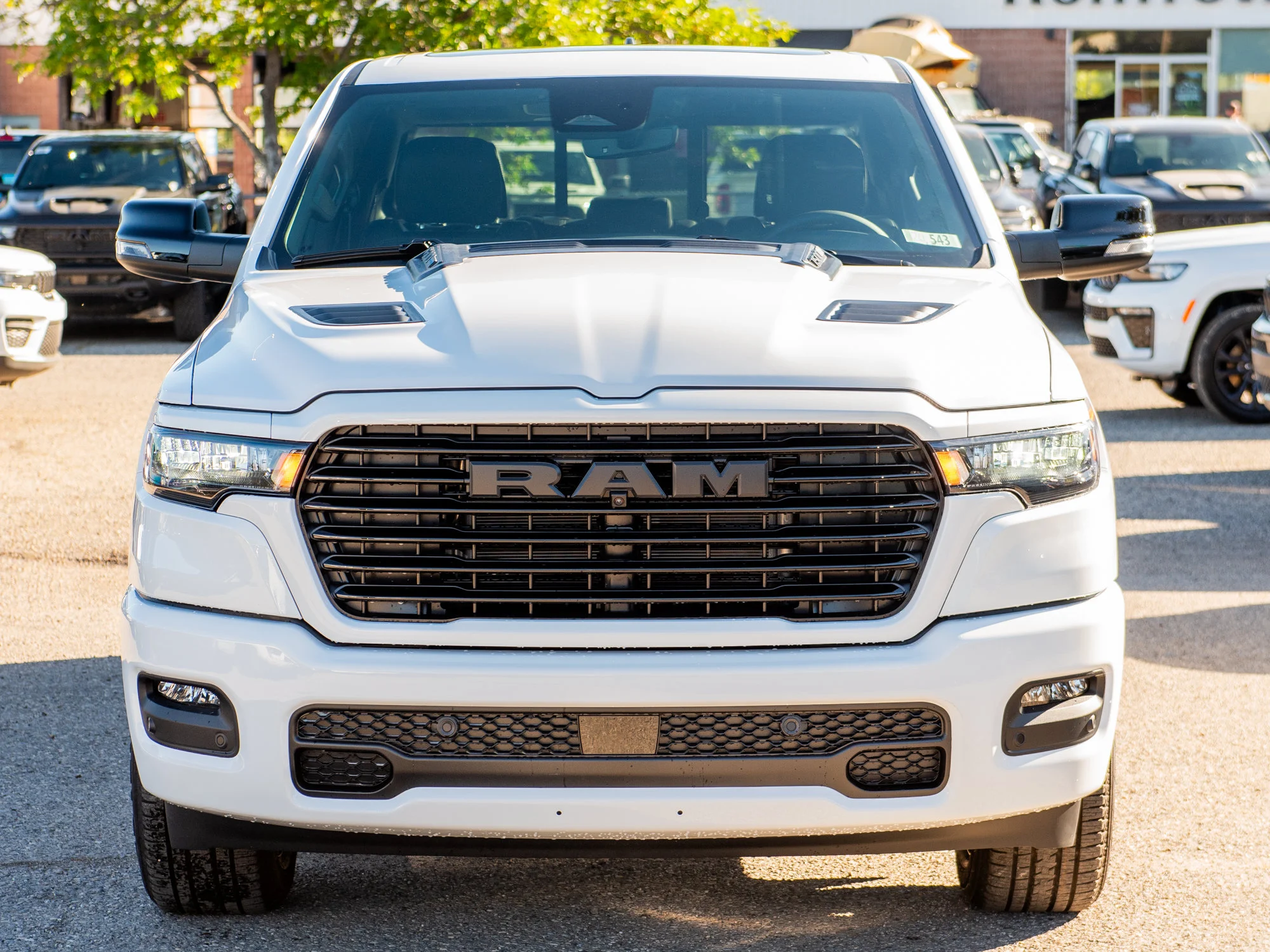 New 2026 White RAM Sport* Crew Cab 4x4, 5.7L HEMI V8, Panoramic Sunroof, 3.92 Rear Axle image 10