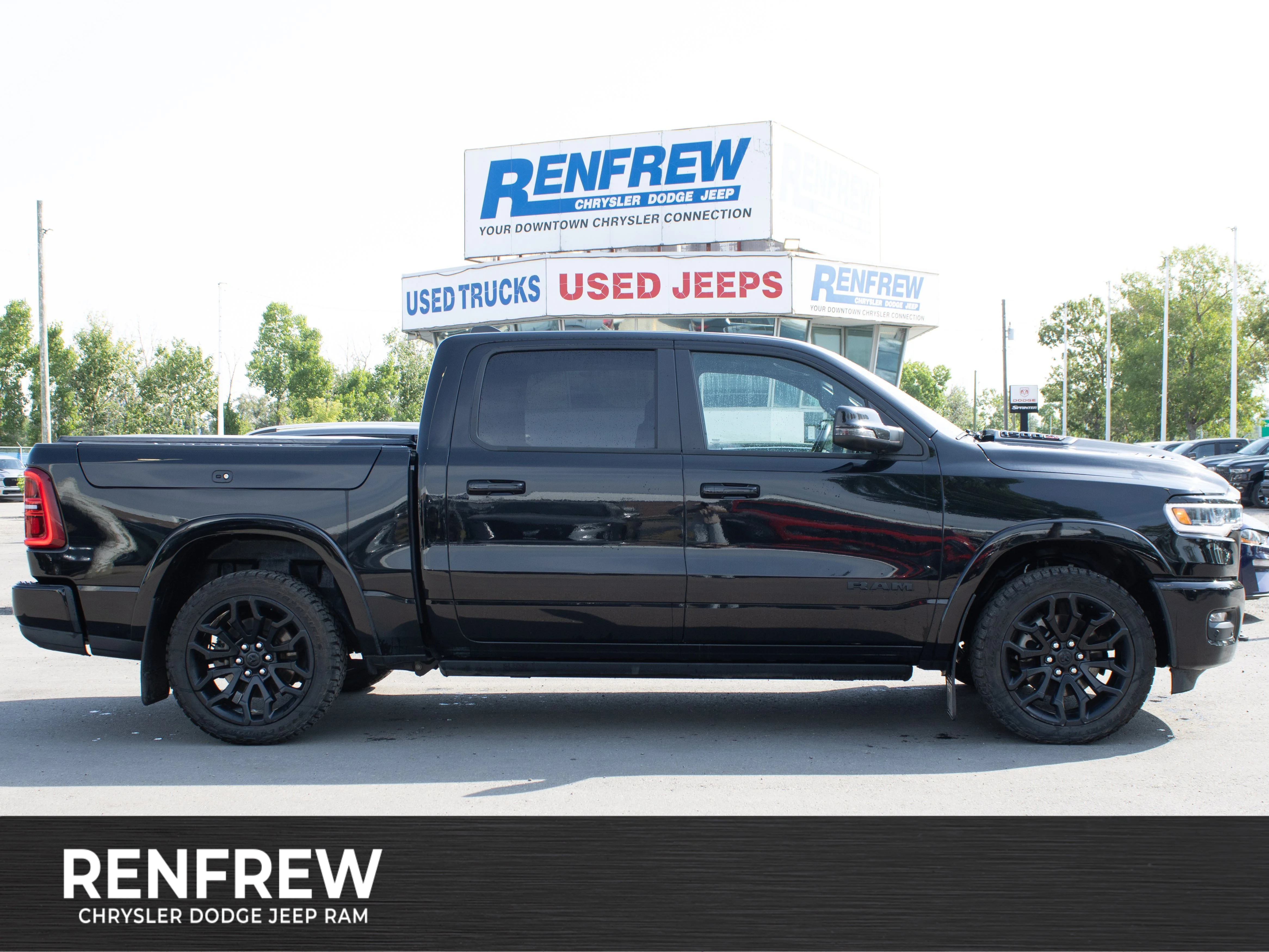 Certified Used 2025 Black RAM Limited * | Twin-Turbo | Trailer Tow | Running Boards | Head-Up Display | 540 HP image 1
