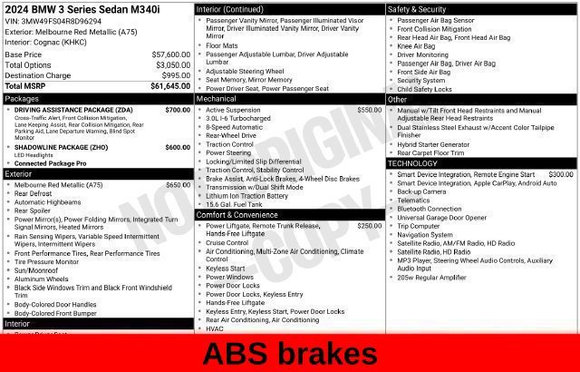 2024 BMW 3 Series M340i - Photo 56