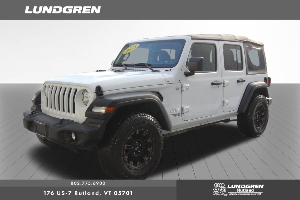 Used 2018 White Jeep Unlimited Sport S image 34