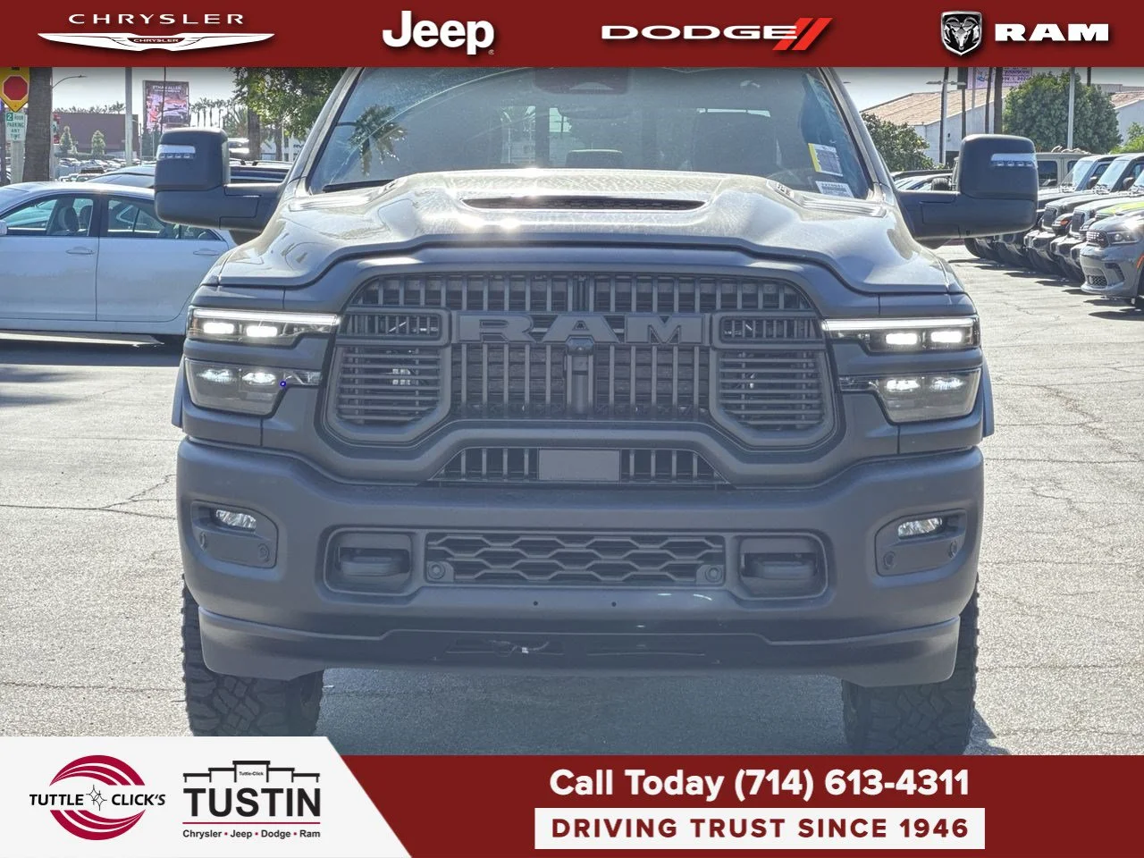 New 2027 Ceramic Gray Clear-Coat Paint RAM Rebel image 8
