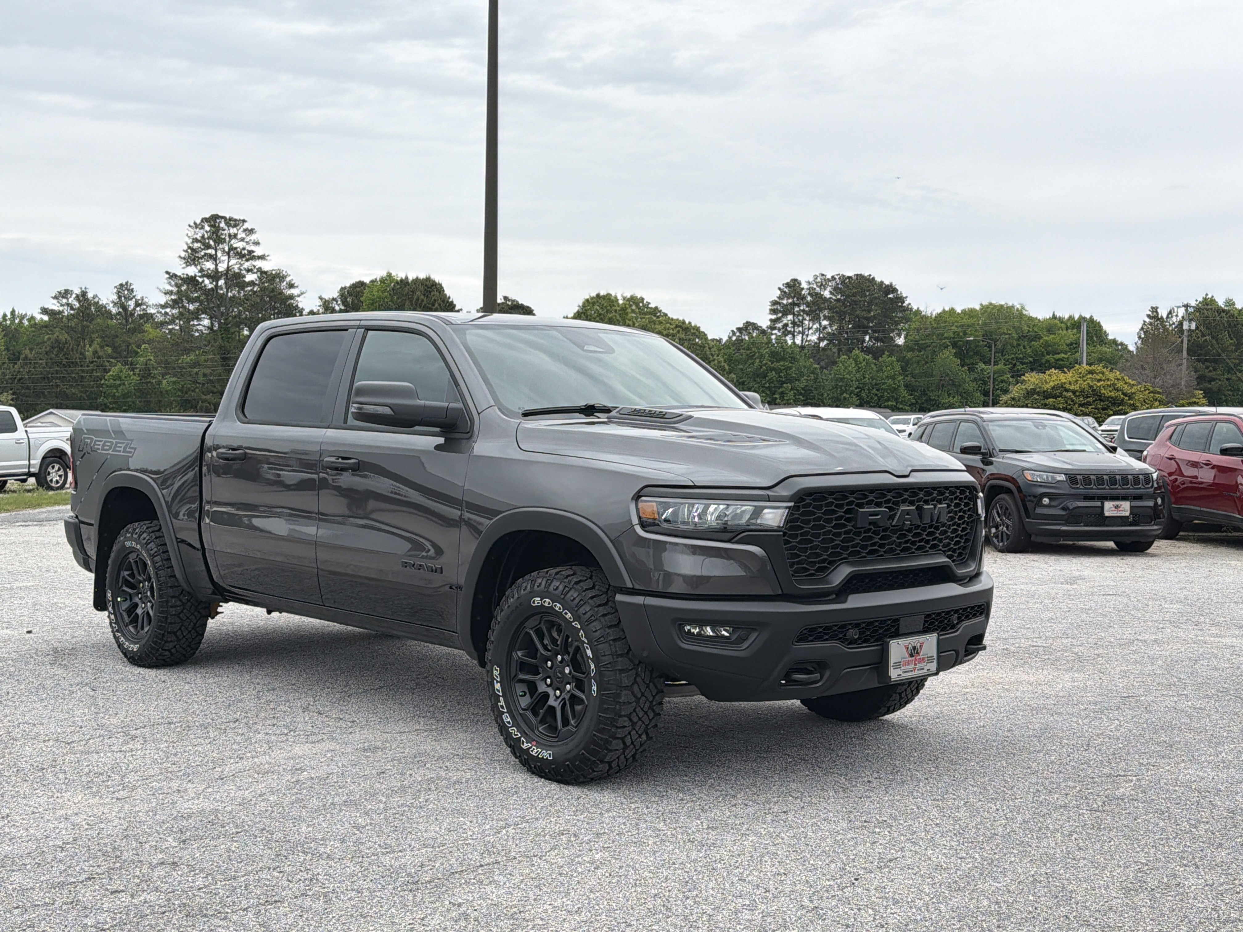 New 2026 Granite Crystal Metallic Clear-Coat Exterior Paint RAM Rebel image 2