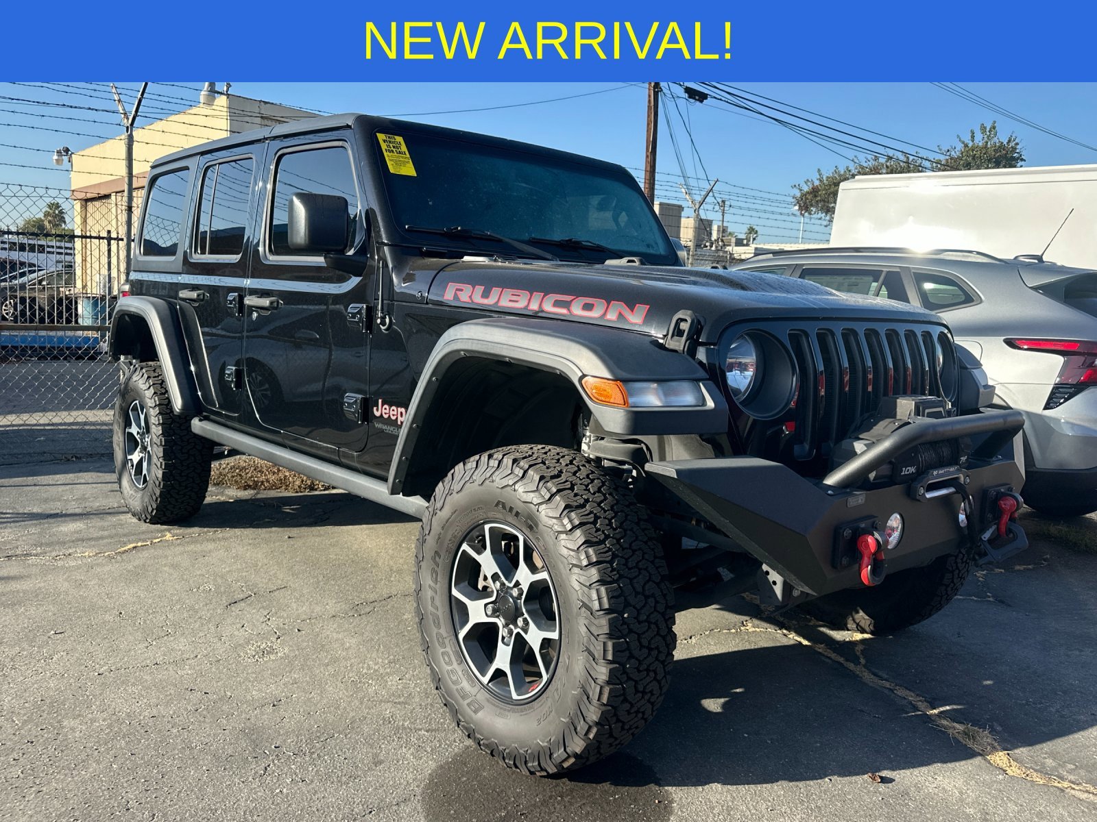 Used 2021 Gray Jeep Unlimited Rubicon image 1
