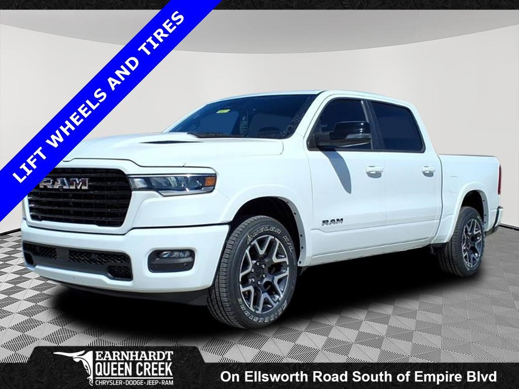 New 2026 Bright White Clear-Coat Exterior Paint RAM Laramie image 1