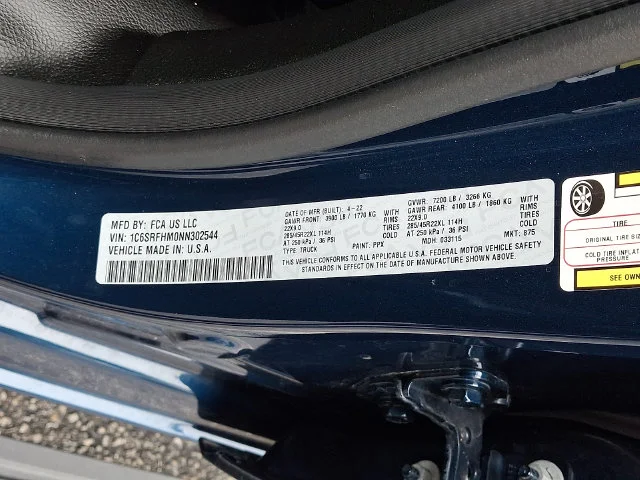 Used 2022 Blue Ram Limited image 29