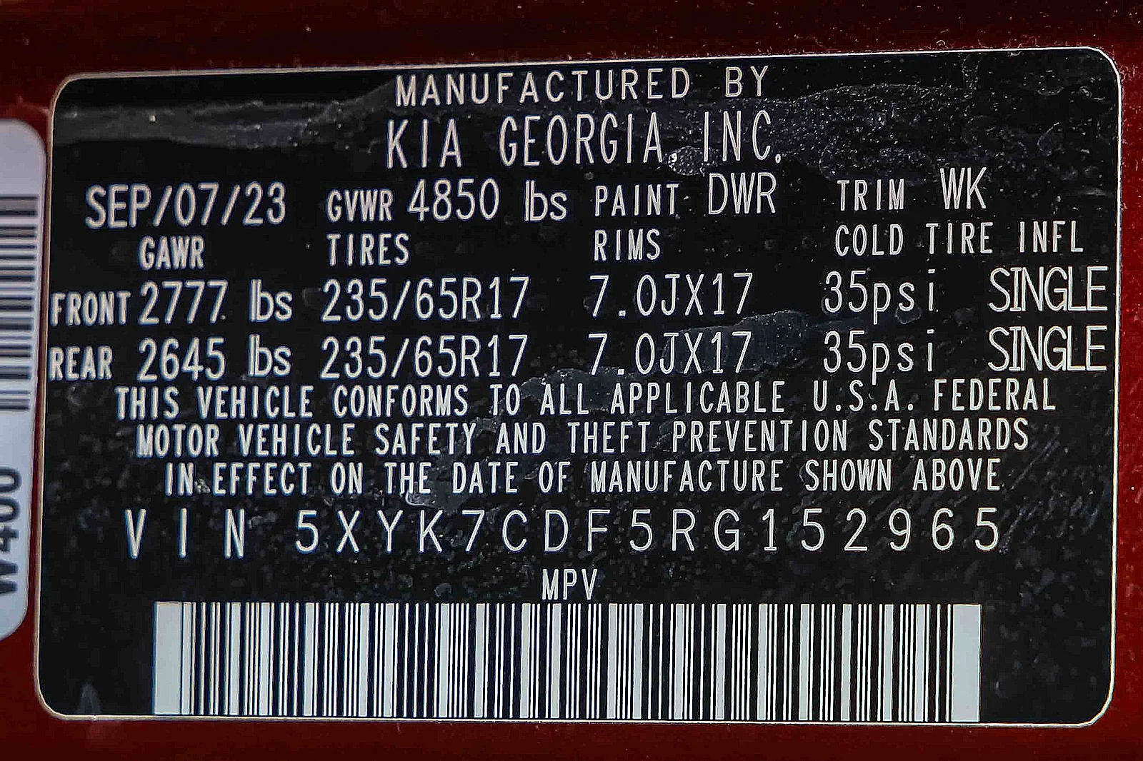 Certified Used 2024 Dawning Red Kia X-Pro Prestige image 27