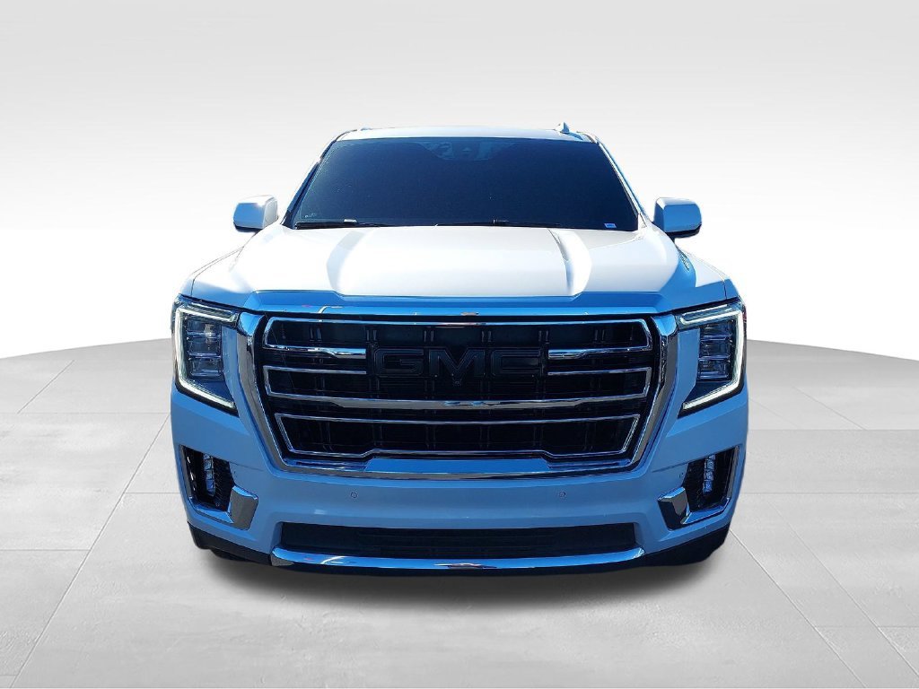Used 2021 WHITE FROST TRICOAT GMC SLT image 8