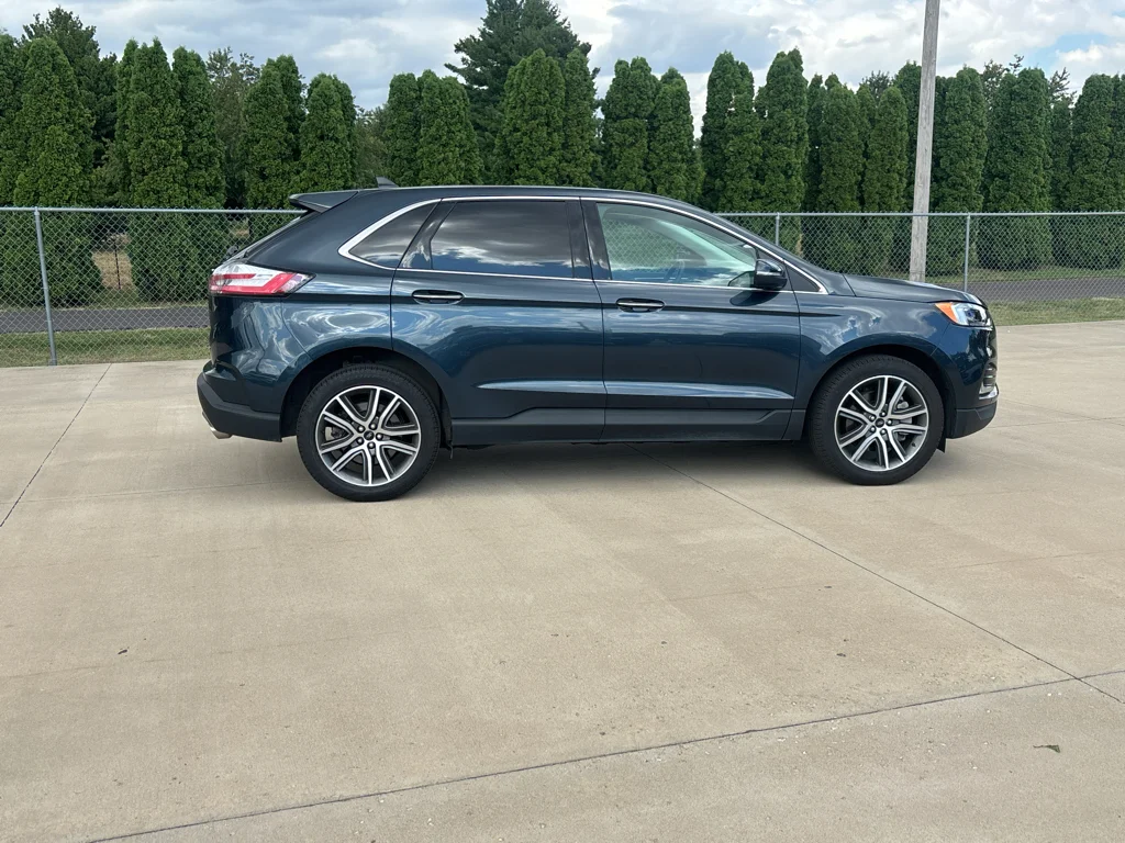 Used 2024 Stone Blue Metallic Ford Titanium image 3