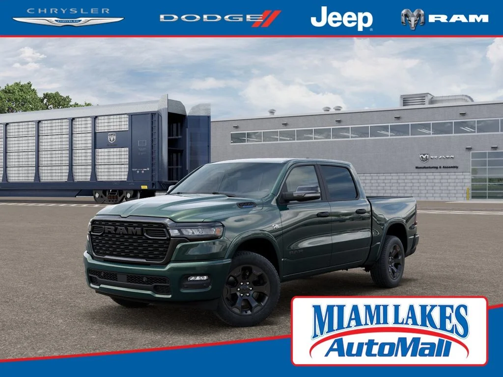New 2026 Serrano-Green Metallic Exterior Paint RAM Big Horn/Lone Star image 1