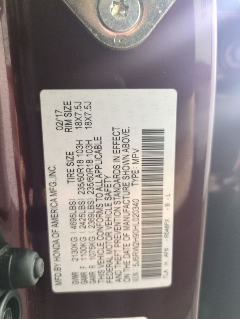 Certified Used 2017 Basque Red Pearl II Honda Touring image 29