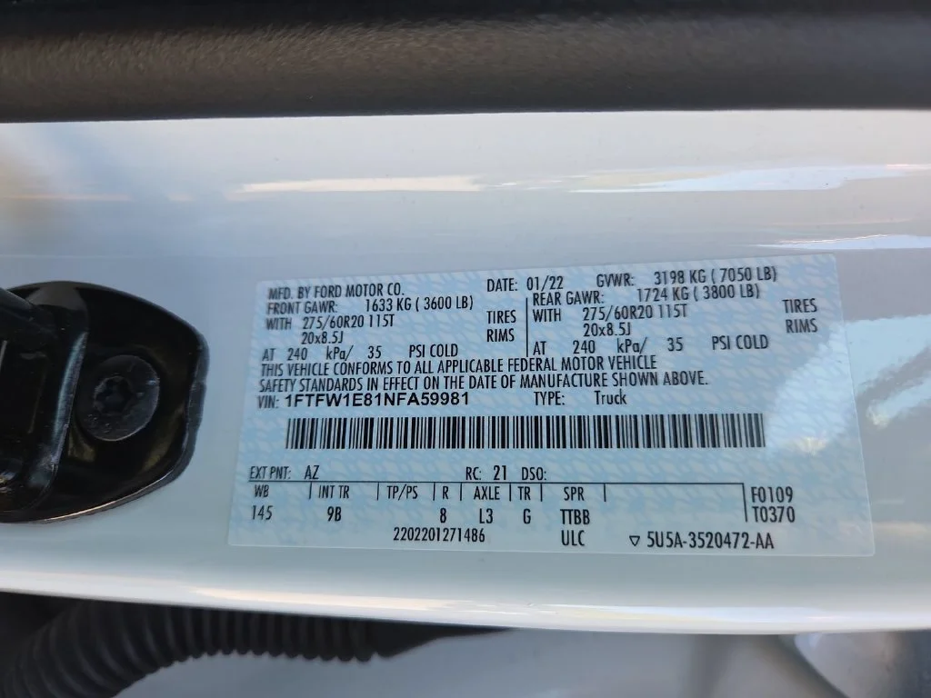 Certified Used 2022 White Ford Platinum image 26