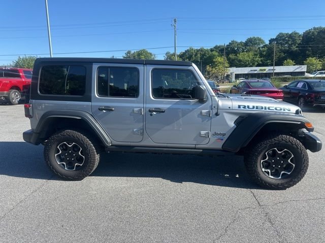 Used 2021 Silver Jeep Unlimited Rubicon 4xe image 2