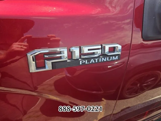 Used 2019 Red Ford Platinum image 2