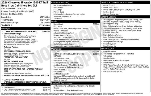 2026 Chevrolet Silverado 1500 LT Trail Boss - Photo 25