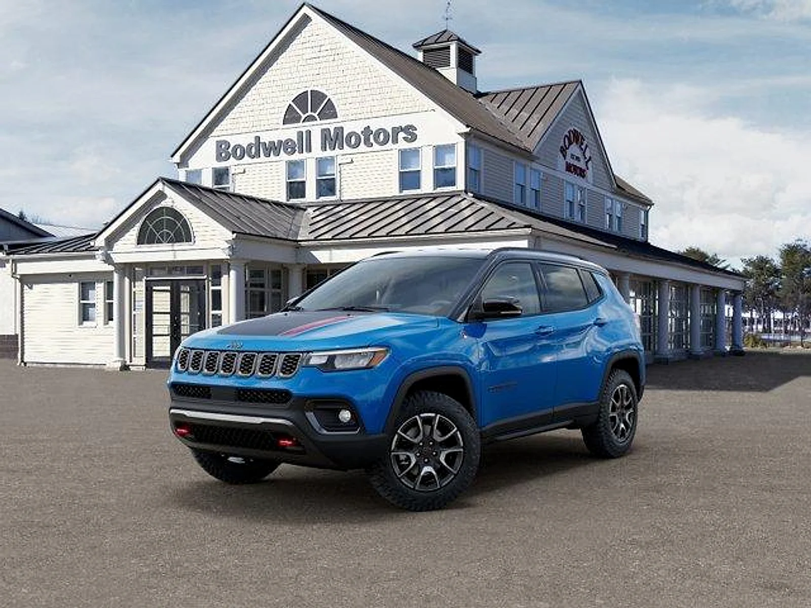 New 2026 Hydro Blue Pearl-Coat Exterior Paint Jeep Trailhawk image 1