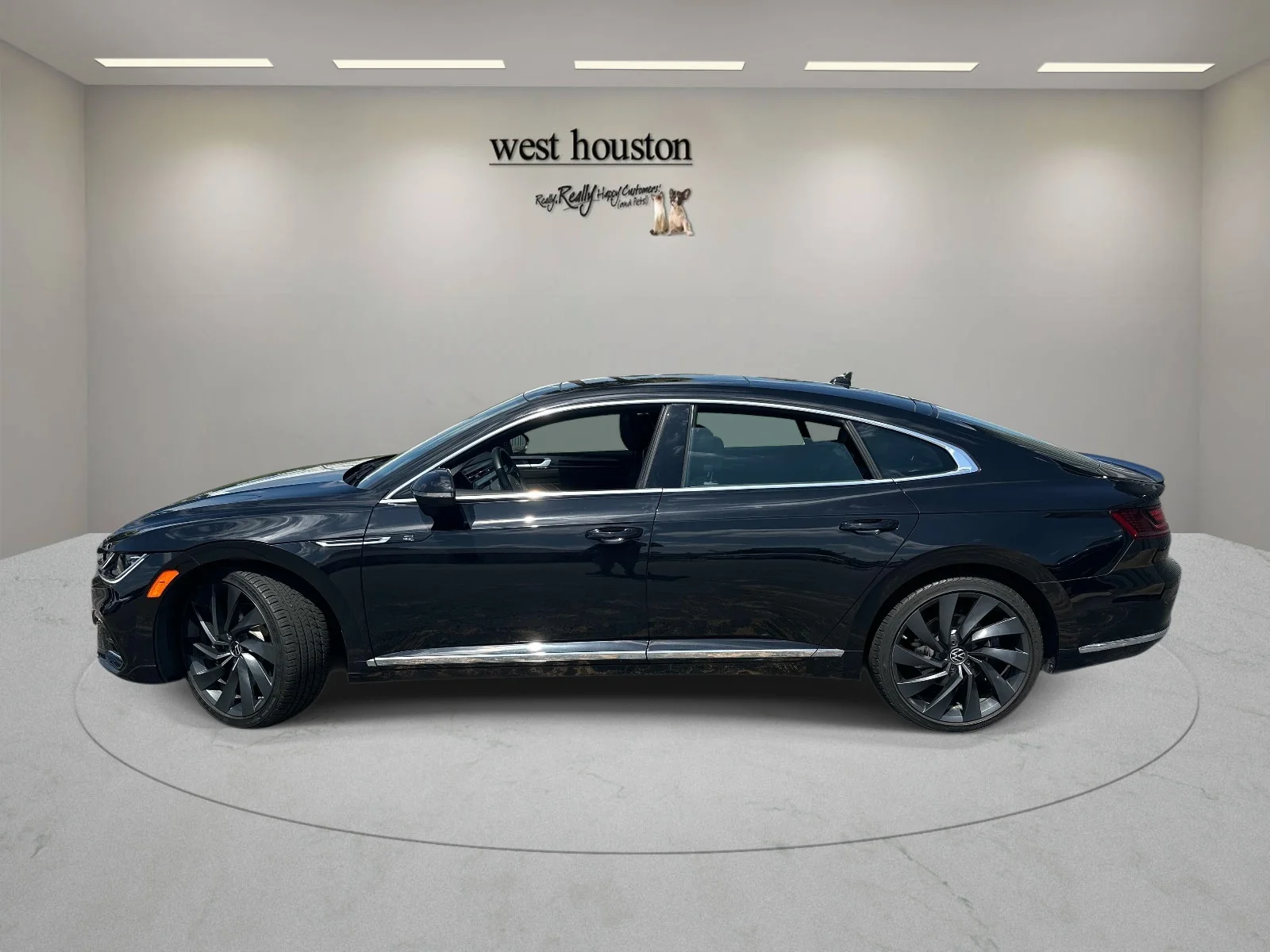 Certified Used 2023 Deep Black Pearl Volkswagen SEL R-Line 4MOTION image 8