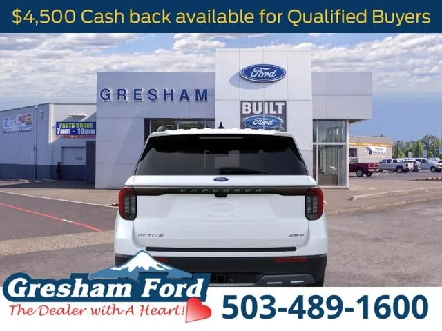 New 2026 Star White Metallic Tri-Coat Ford Active image 5