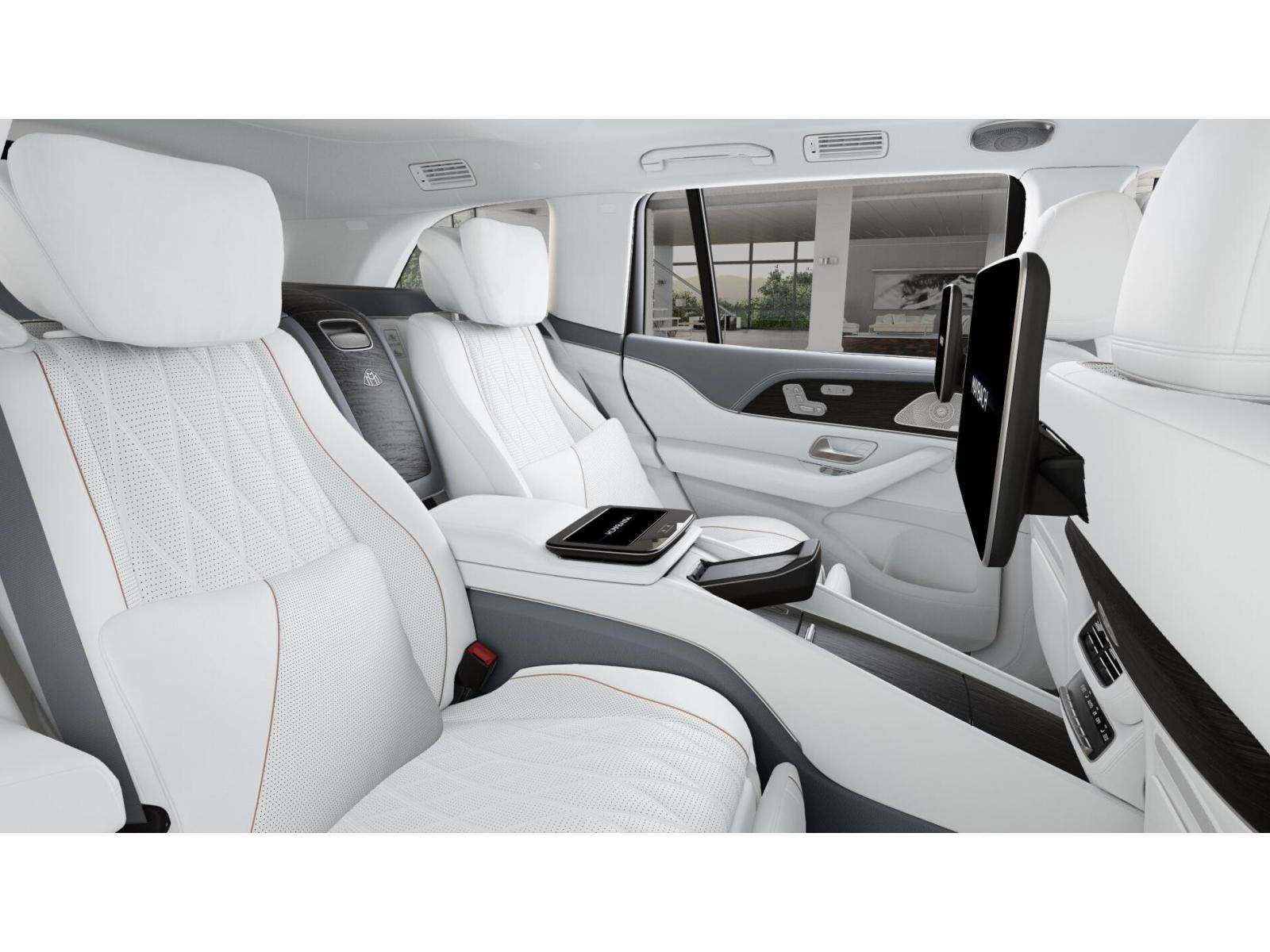 New 2026 MANUFAKTUR Moonlight White Metallic Mercedes-Benz Maybach GLS 600 image 5