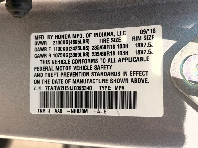 Used 2018 Lunar Silver Metallic Honda EX image 19