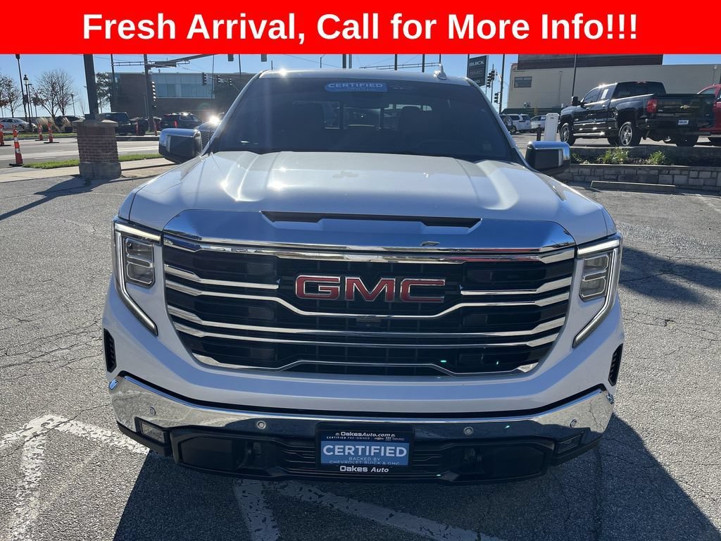 Used 2022 GMC Sierra 1500 SLT with VIN 3GTUUDEL9NG525223 for sale in Kansas City