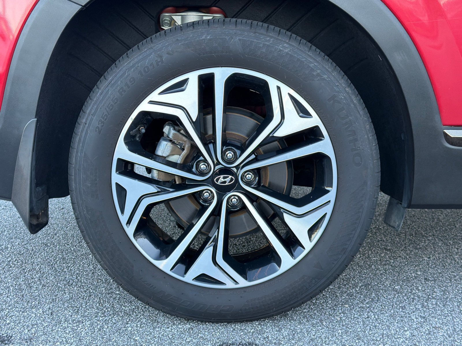 Used 2020 Scarlet Red Hyundai Limited image 17