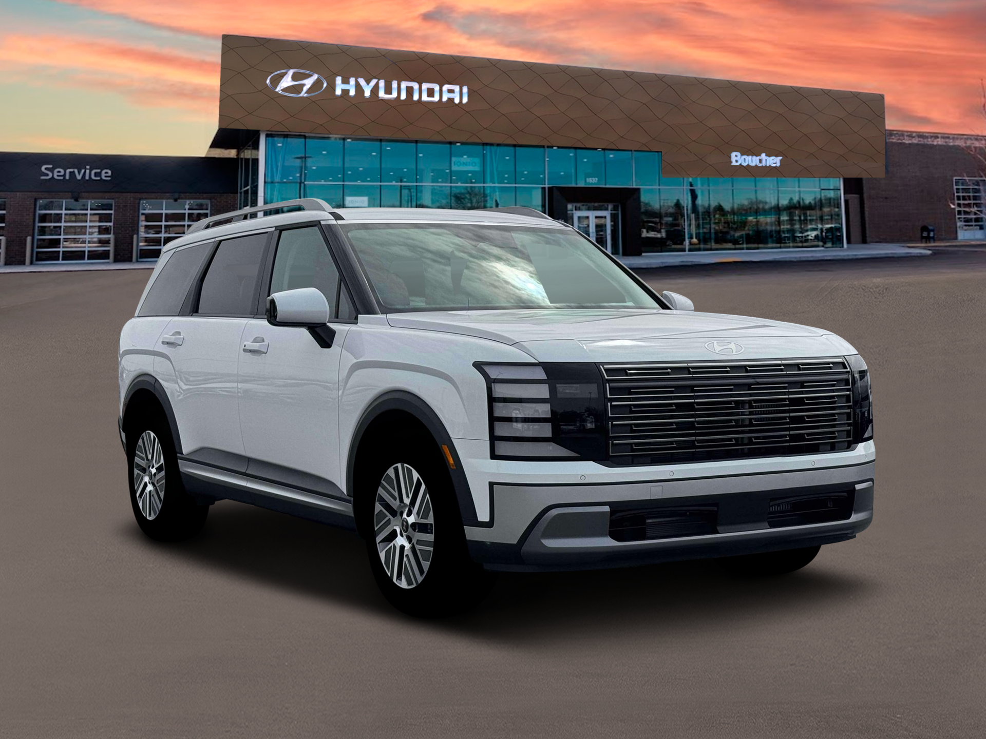 New 2026 Creamy White Pearl Hyundai SEL 7P image 11