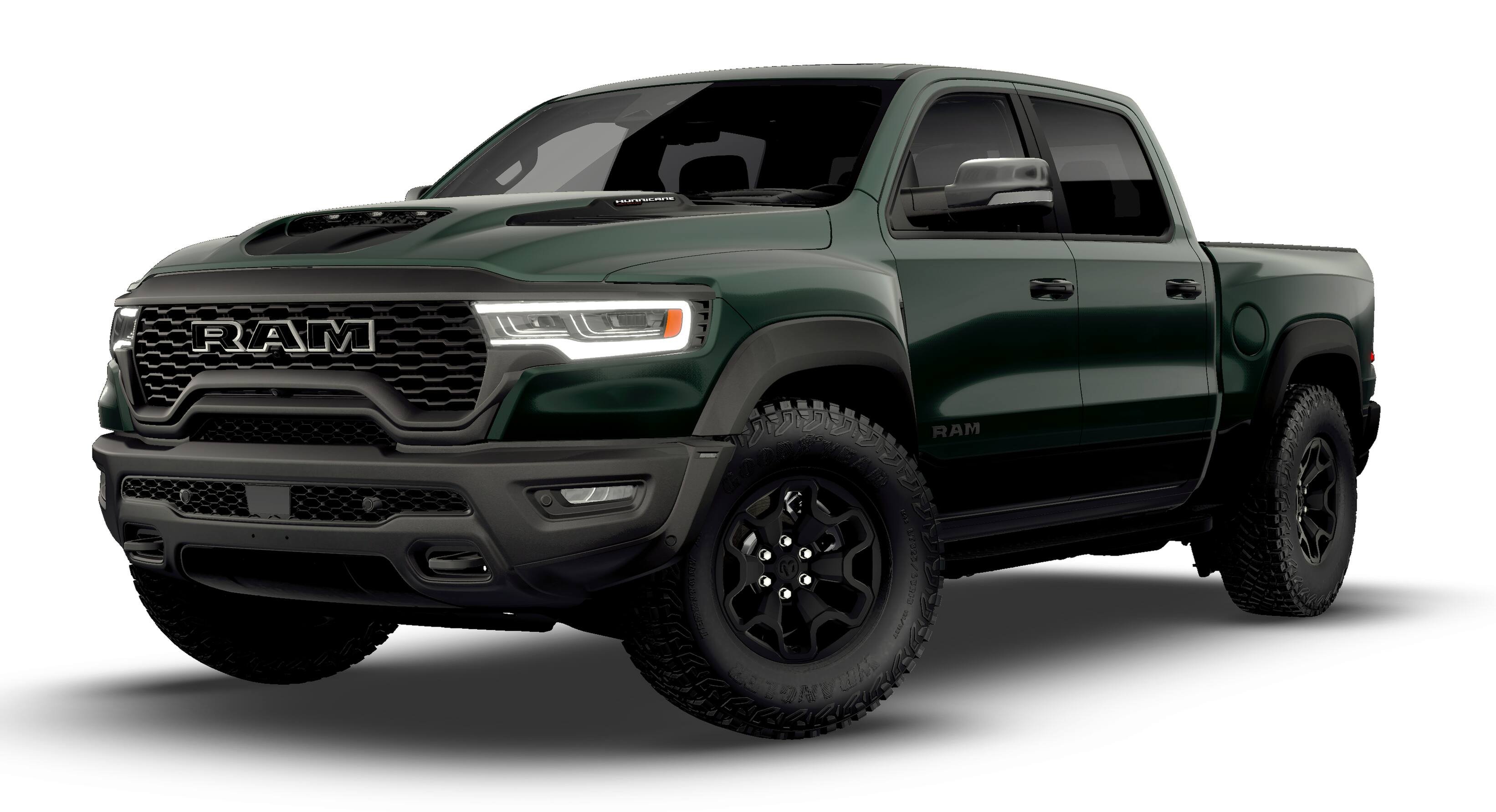 New 2026 Serrano-Green Metallic Exterior Paint RAM RHO image 13