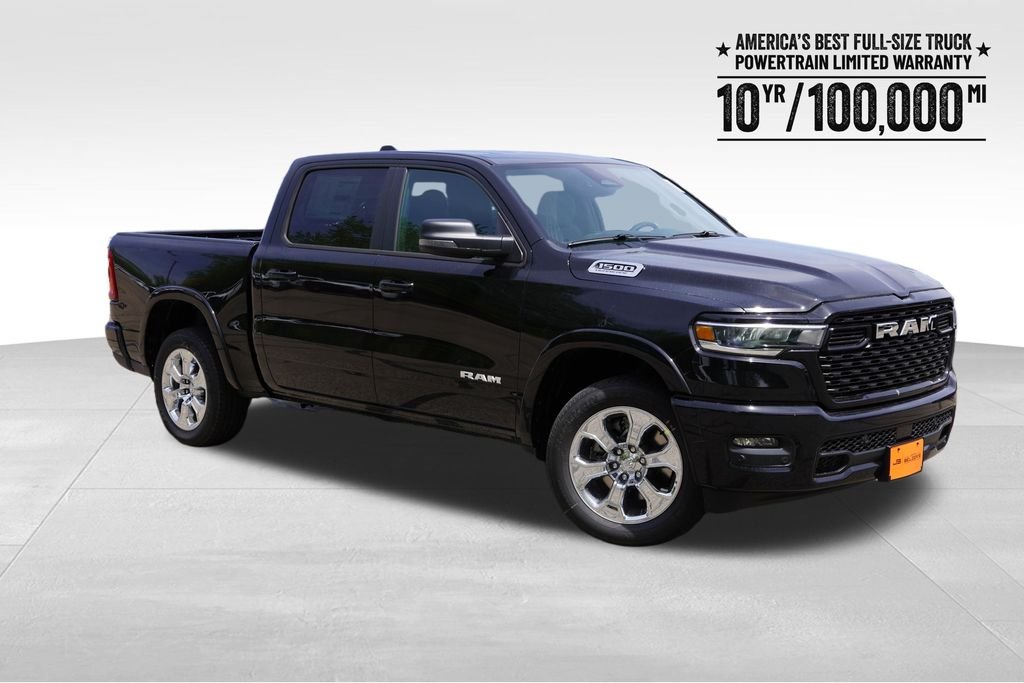 New 2026 Diamond Black Crystal Pearl-Coat Exterior Paint RAM Big Horn image 1