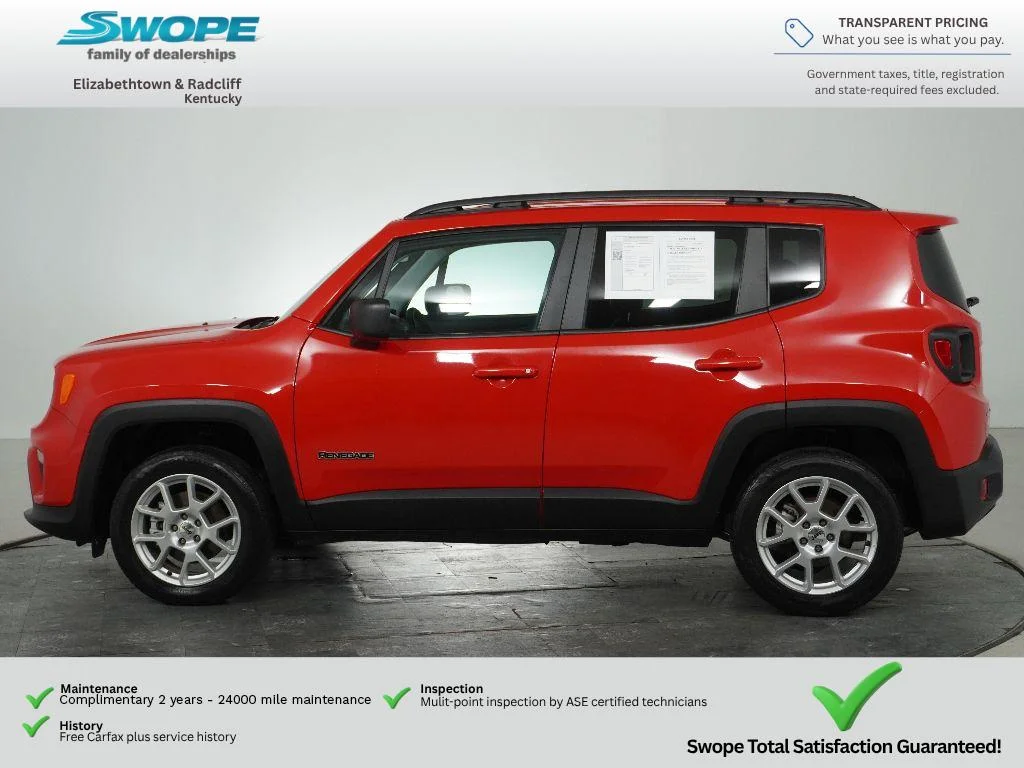 Used 2022 Colorado Red Clearcoat Jeep Sport image 6