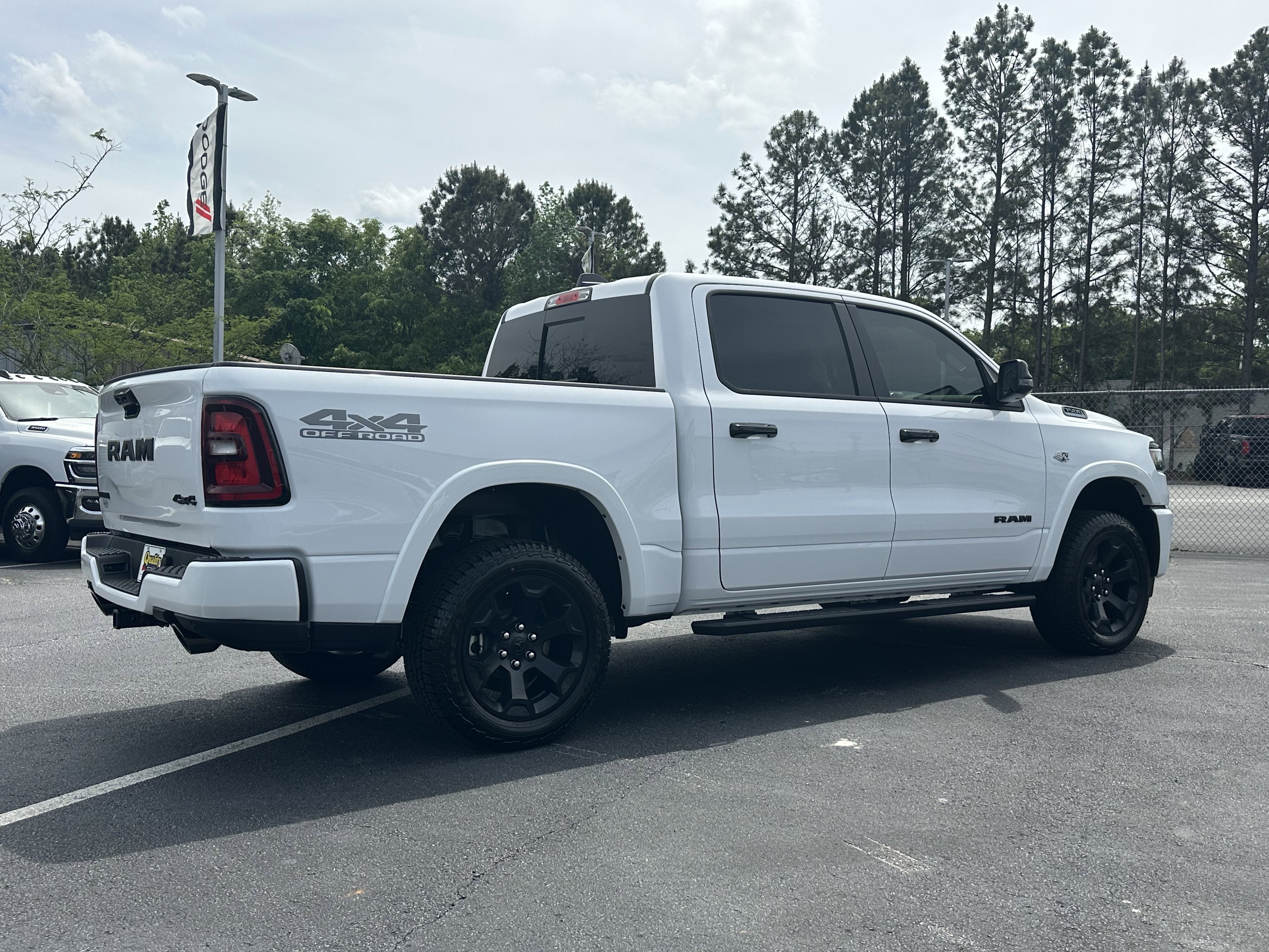 New 2026 Bright White Clear-Coat Exterior Paint RAM Big Horn image 8