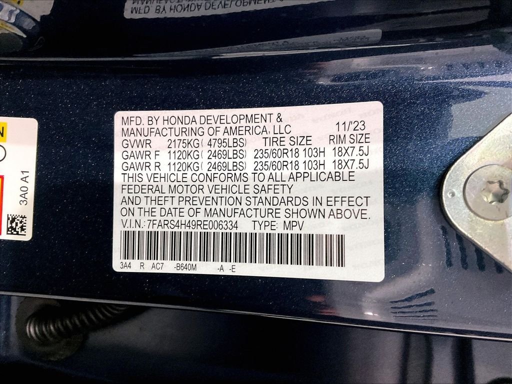 Used 2024 Blue Honda EX image 34