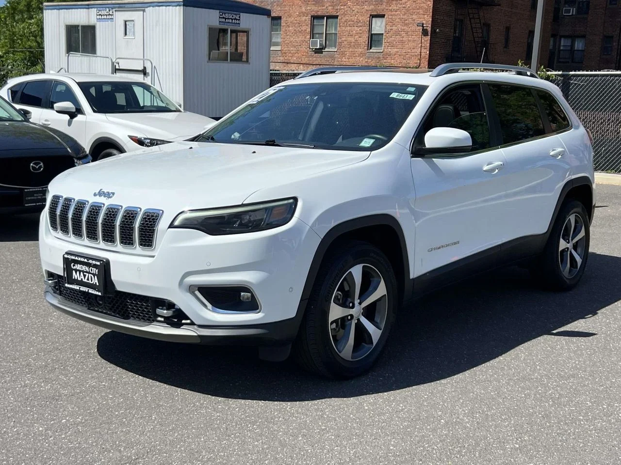 Used 2021 Bright White Clearcoat Jeep Limited 4x4 image 3