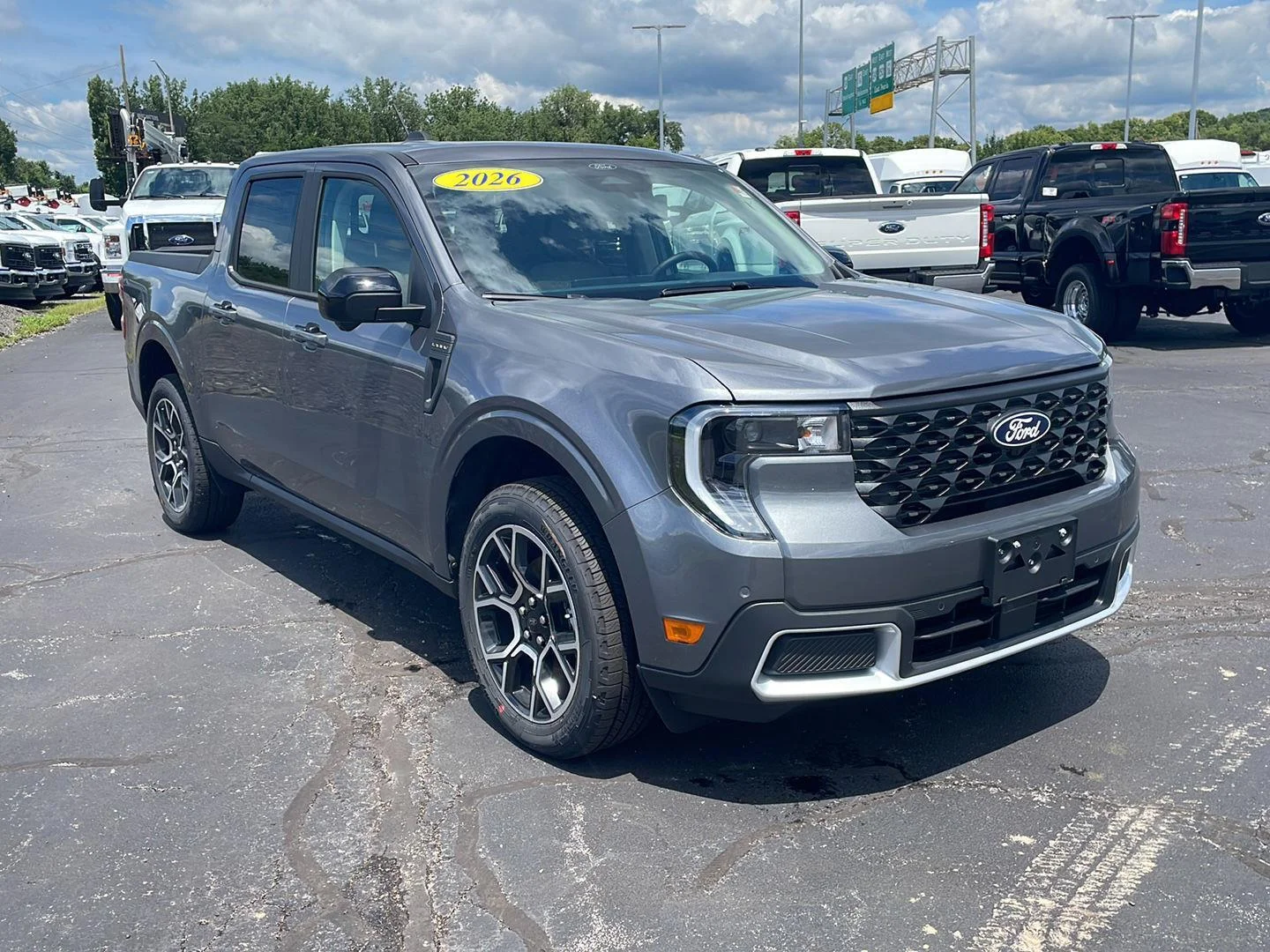 New 2026 Carbonized Gray Metallic Ford LARIAT image 10