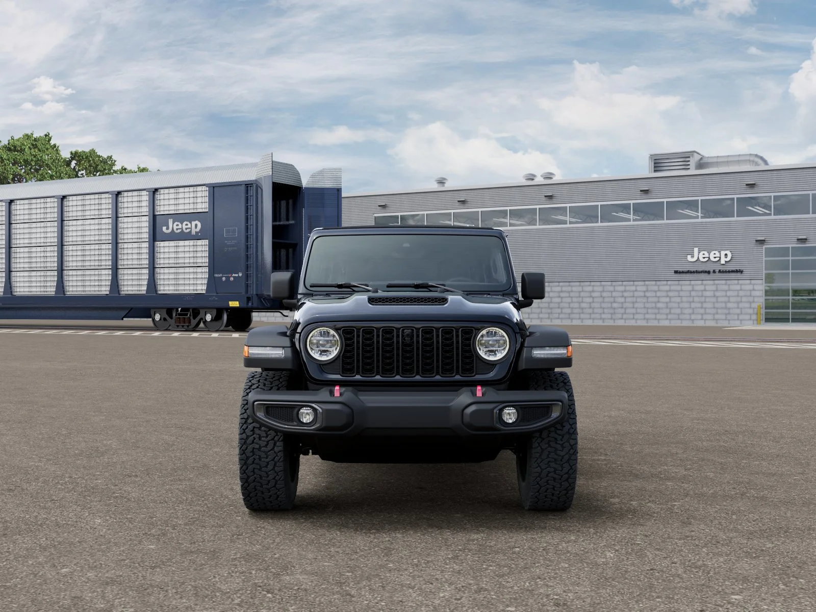 New 2026 Black Clear-Coat Exterior Paint Jeep Rubicon image 6