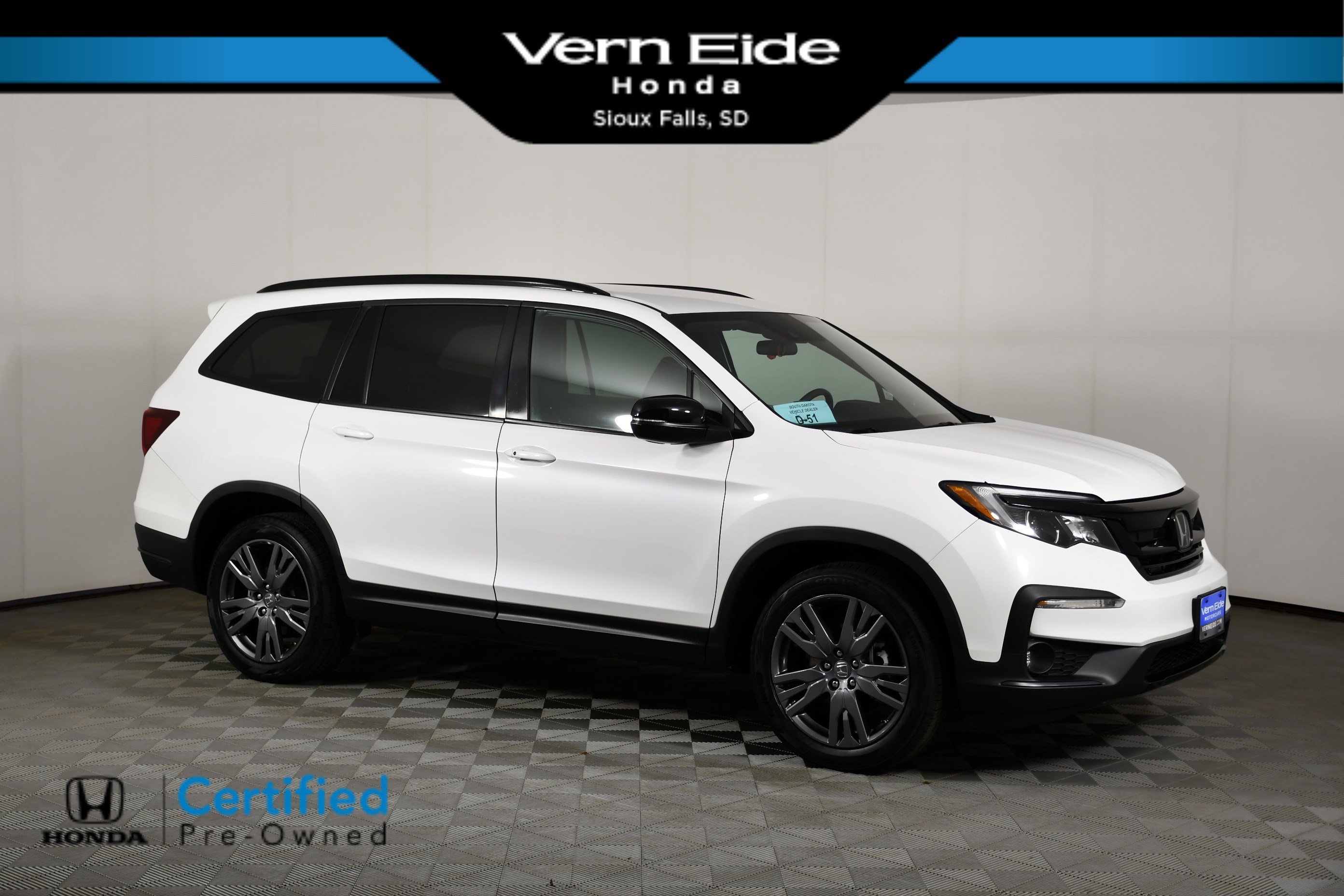 Certified Used 2022 Platinum White Pearl Honda Sport image 1