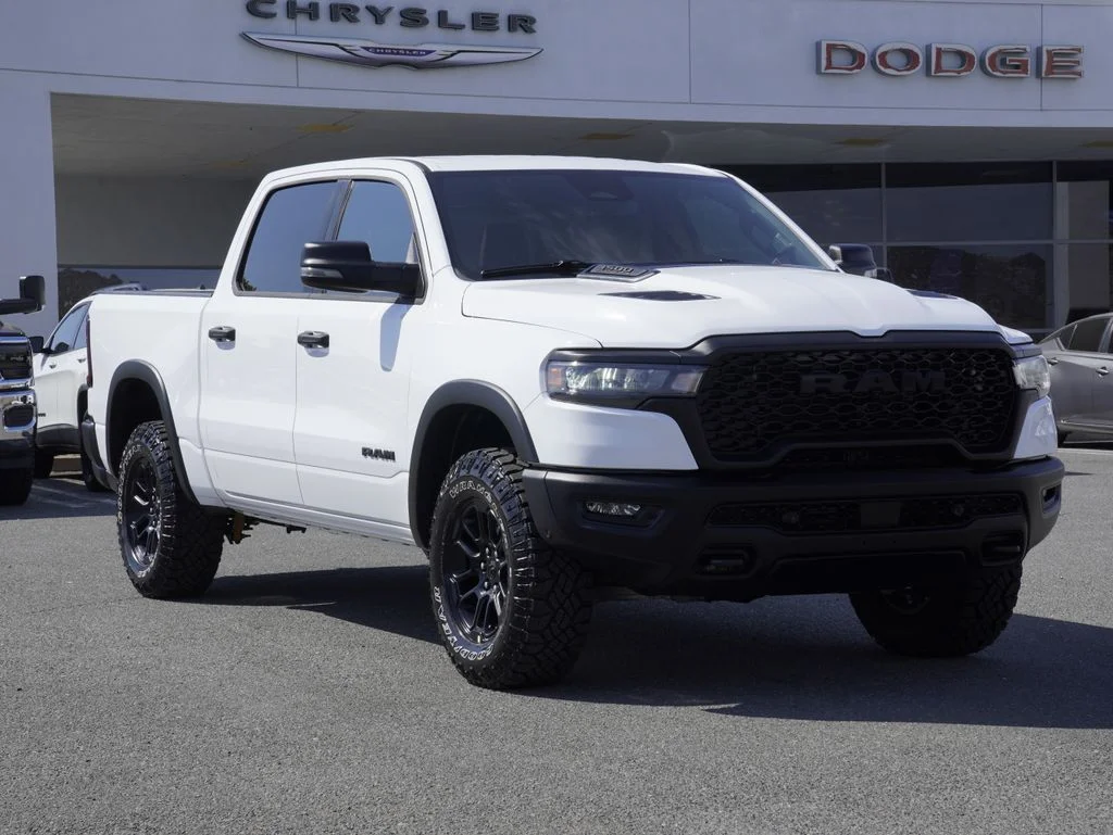 New 2026 Bright White Clear-Coat Exterior Paint RAM Rebel image 1