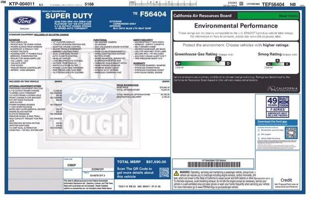 New 2026 Carbonized Gray Metallic Ford F-250® Platinum® image 76