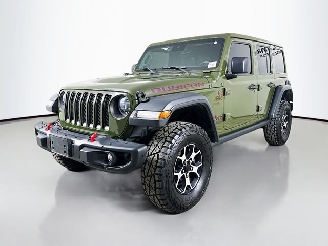 Used 2021 Green Jeep Unlimited Rubicon image 3