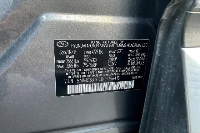 Used 2019 Gray Hyundai SEL image 21