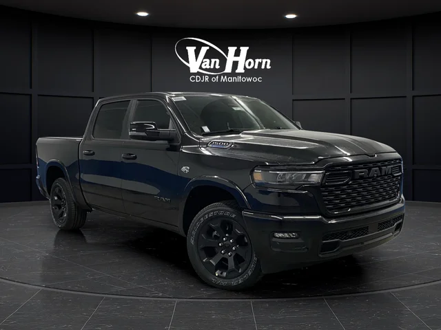 New 2026 Diamond Black Crystal Pearl-Coat Exterior Paint RAM Big Horn/Lone Star image 2