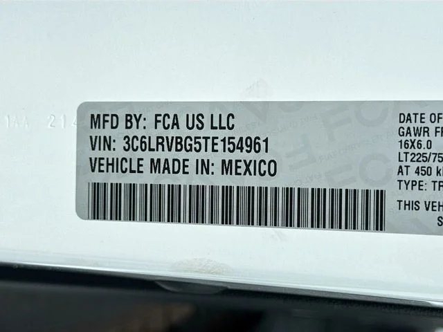 New 2026 Bright White Clear-Coat Exterior Paint RAM Base image 28