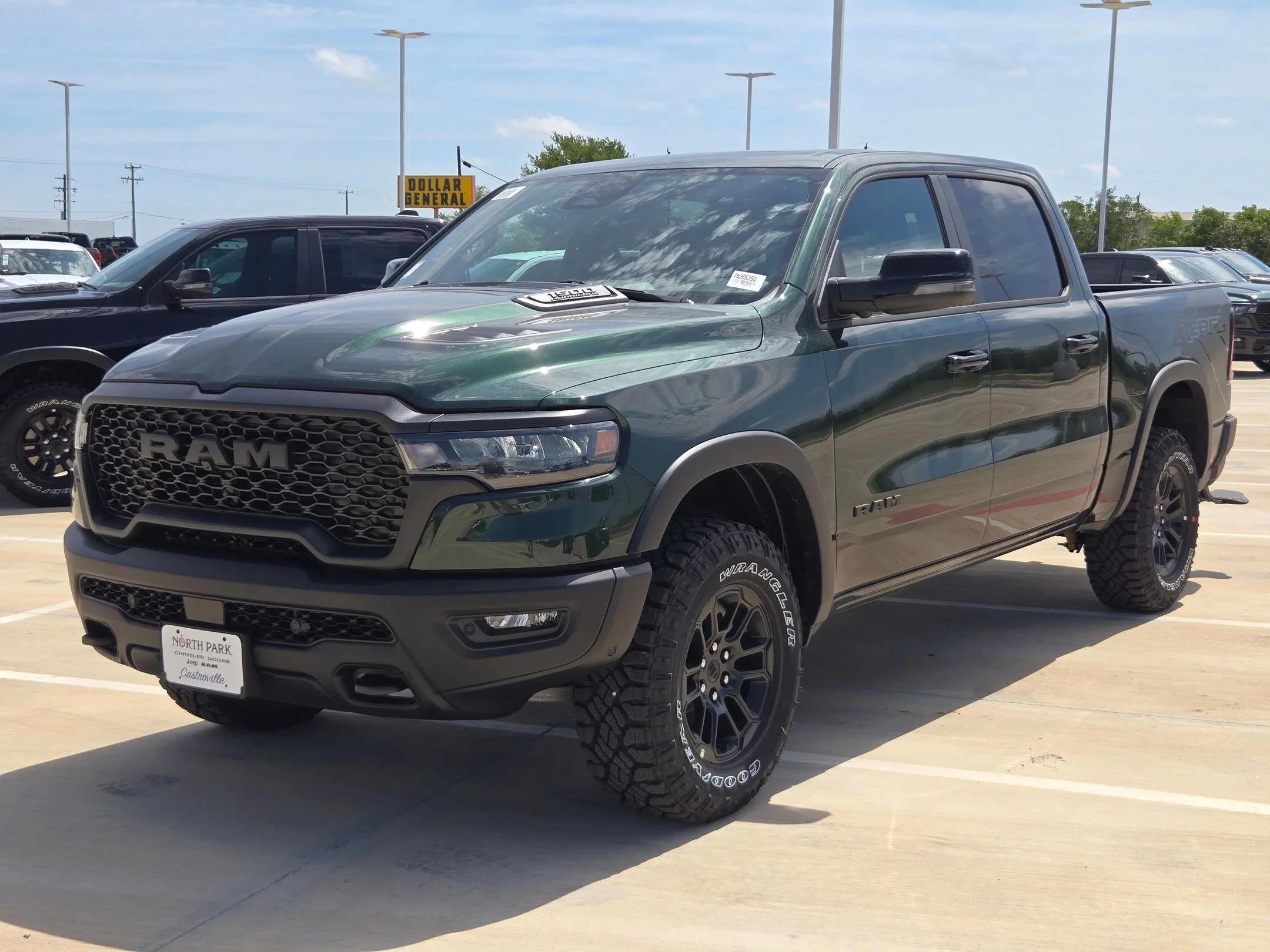 New 2026 Serrano-Green Metallic Exterior Paint RAM Rebel image 7