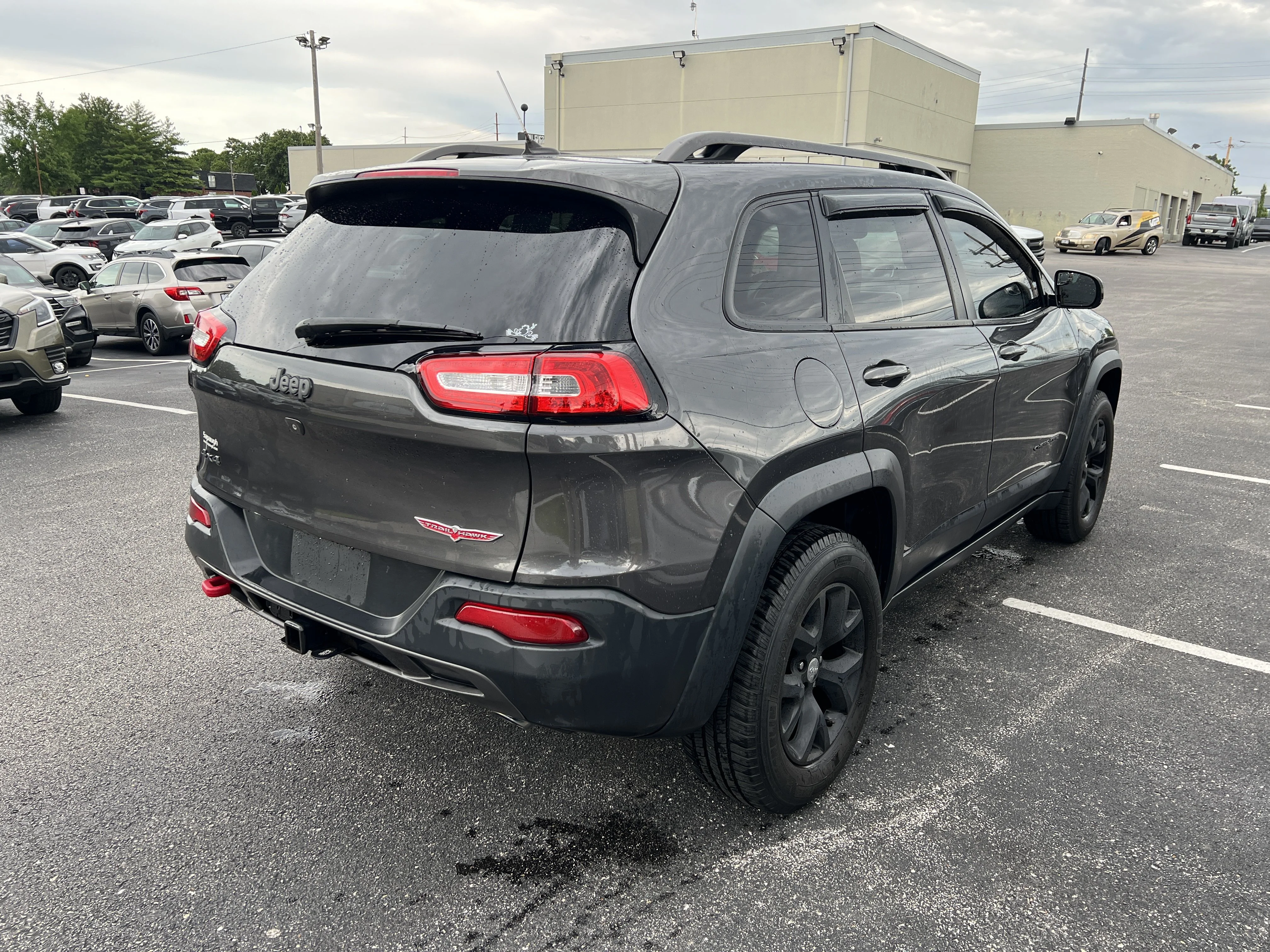 Used 2015 Granite Crystal Metallic Clearcoat Jeep Trailhawk image 7
