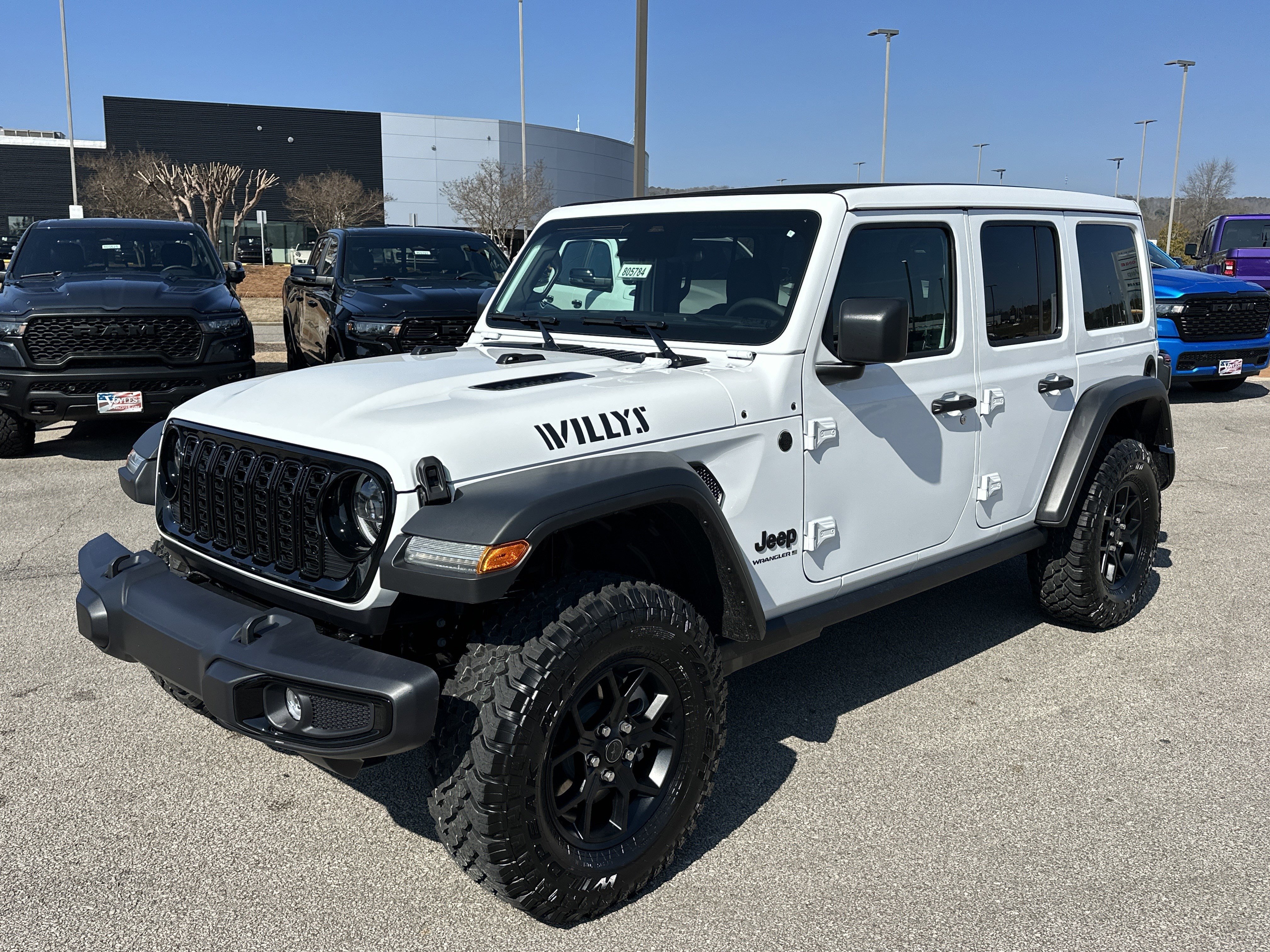 New 2026 Bright White Clear-Coat Exterior Paint Jeep Willys image 3