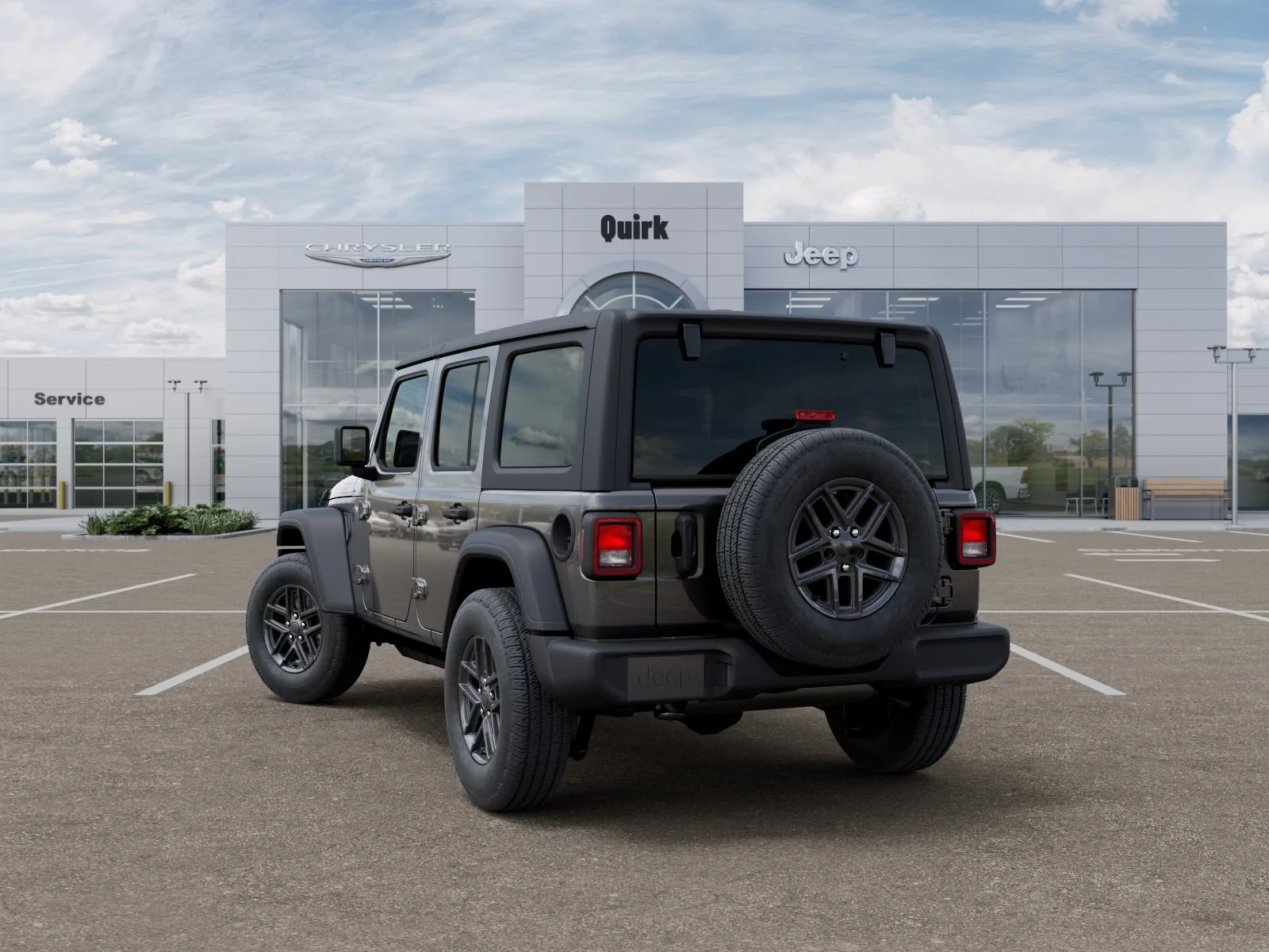 New 2026 Granite Crystal Metallic Clear-Coat Exterior Paint Jeep Sport S image 29