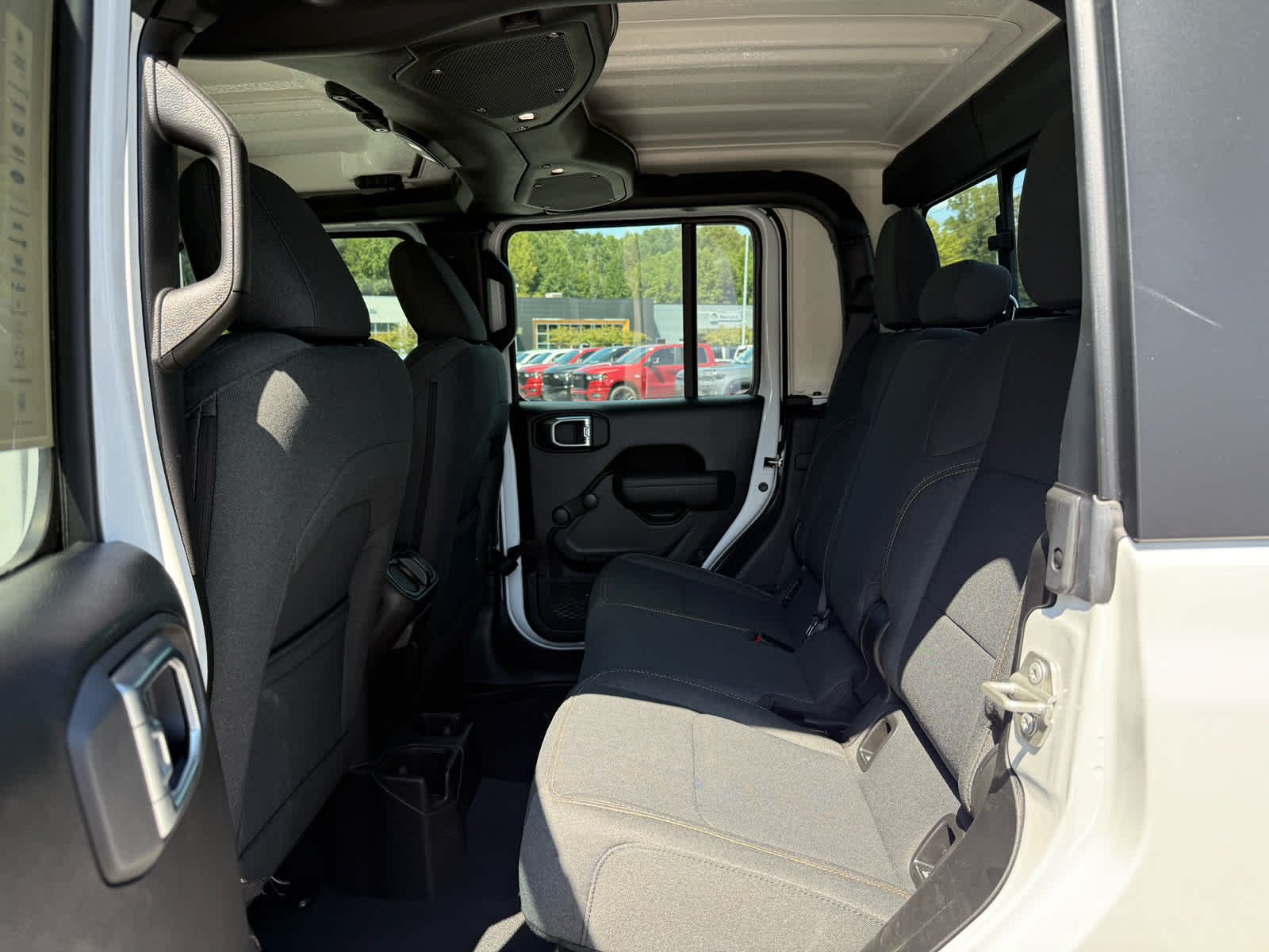 Used 2024 Bright White Clearcoat Jeep Sport image 25