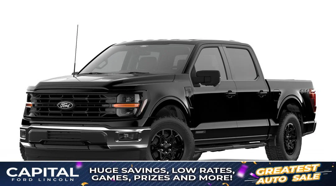 New 2026 Agate Black Metallic Ford XLT image 1