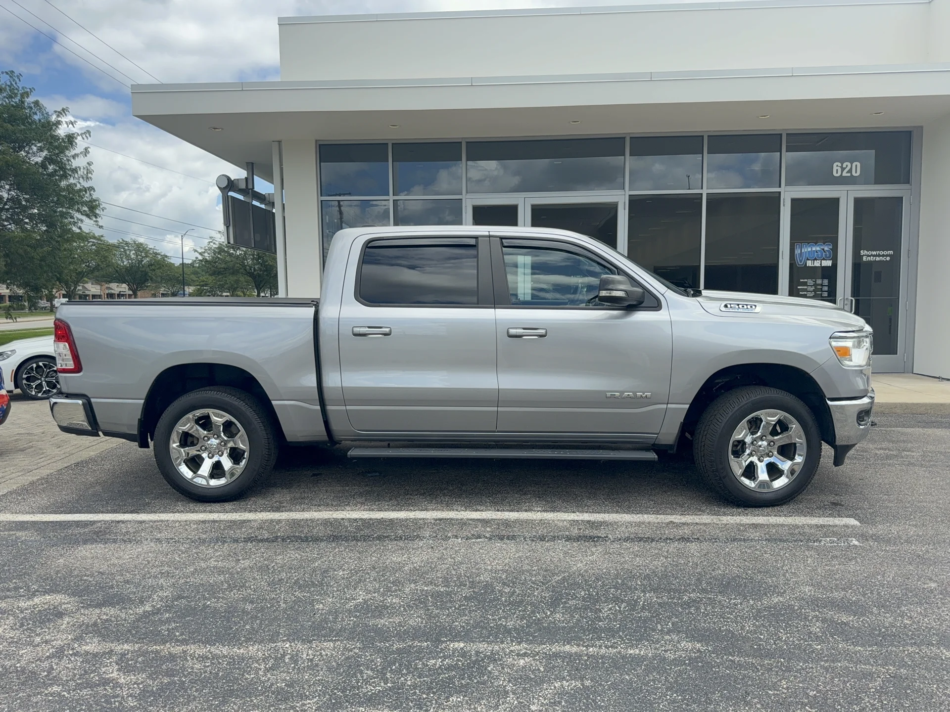 Used 2021 Billet Silver Metallic Clear Coat Ram Big Horn image 2