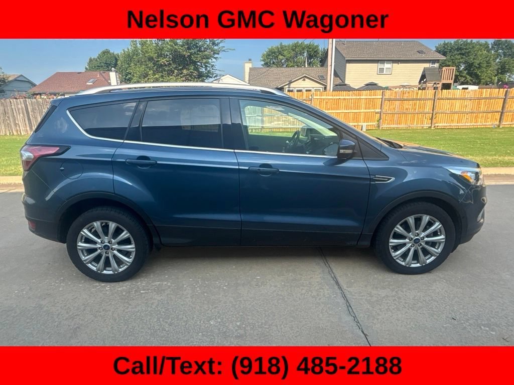 Used 2018 Blue Ford Titanium image 4